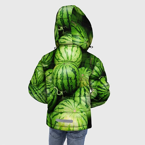 Зимняя куртка для мальчика Арбузы / 3D-Красный – фото 4