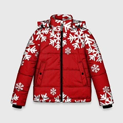 Зимняя куртка для мальчика Снежинки