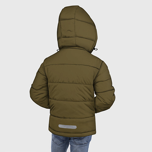 Зимняя куртка для мальчика Униформа солдата / 3D-Черный – фото 4