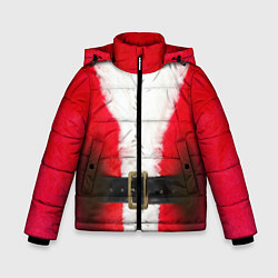 Куртка зимняя для мальчика Дед мороз, цвет: 3D-красный