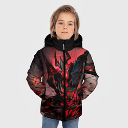 Куртка зимняя для мальчика Shadow Fiend, цвет: 3D-черный — фото 2