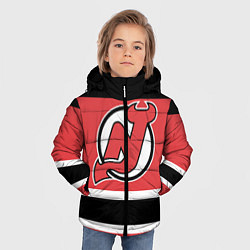 Куртка зимняя для мальчика New Jersey Devils, цвет: 3D-красный — фото 2