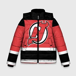 Куртка зимняя для мальчика New Jersey Devils, цвет: 3D-черный