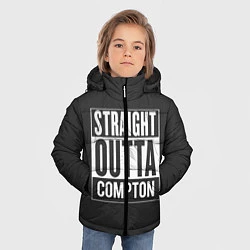 Куртка зимняя для мальчика Straight Outta Compton, цвет: 3D-черный — фото 2