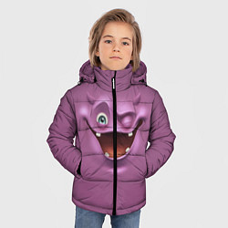 Куртка зимняя для мальчика Пластилиновый смайл, цвет: 3D-красный — фото 2