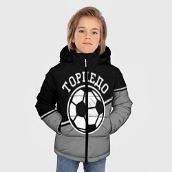 Куртка зимняя для мальчика ФК Торпедо, цвет: 3D-светло-серый — фото 2