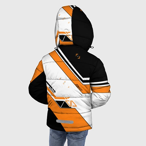 Зимняя куртка для мальчика CS:GO Asiimov / 3D-Светло-серый – фото 4