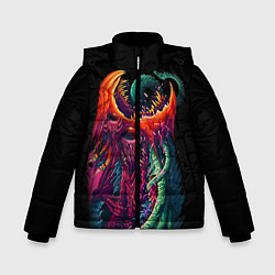 Куртка зимняя для мальчика CS:GO Hyper Beast Monster, цвет: 3D-красный