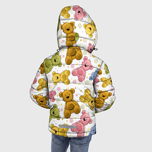 Зимняя куртка для мальчика Любимые медвежата / 3D-Черный – фото 4