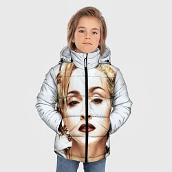 Куртка зимняя для мальчика Мадонна, цвет: 3D-черный — фото 2