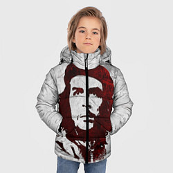 Куртка зимняя для мальчика Че Гевара, цвет: 3D-красный — фото 2