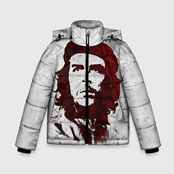 Куртка зимняя для мальчика Че Гевара, цвет: 3D-черный