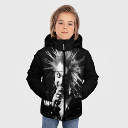 Куртка зимняя для мальчика Горшок 1, цвет: 3D-черный — фото 2