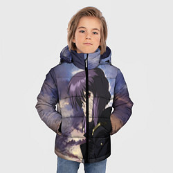 Куртка зимняя для мальчика Призрак в доспехах, цвет: 3D-черный — фото 2