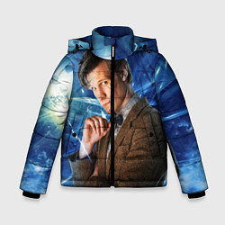 Куртка зимняя для мальчика 11th Doctor Who, цвет: 3D-черный