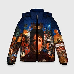 Куртка зимняя для мальчика Michael Jackson: Pop King, цвет: 3D-черный