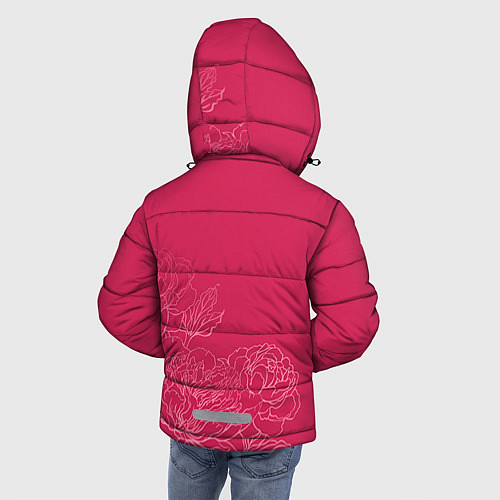 Зимняя куртка для мальчика Её величество Вика / 3D-Черный – фото 4