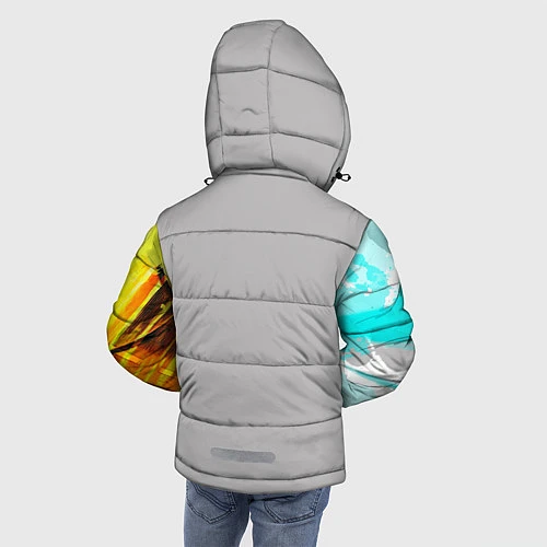 Зимняя куртка для мальчика One Punch Man Rage / 3D-Черный – фото 4
