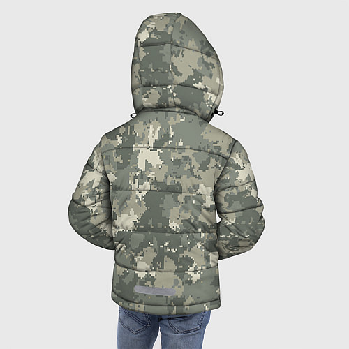 Зимняя куртка для мальчика O I + / 3D-Черный – фото 4