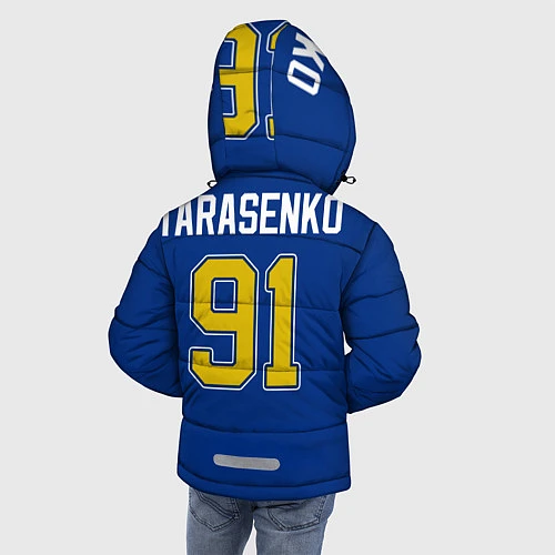 Зимняя куртка для мальчика St Louis Blues: Tarasenko 91 / 3D-Черный – фото 4