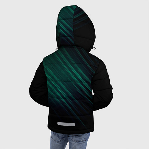 Зимняя куртка для мальчика Muay thai kick / 3D-Черный – фото 4