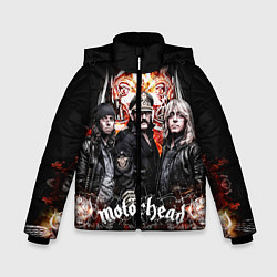 Куртка зимняя для мальчика Motorhead Band, цвет: 3D-черный