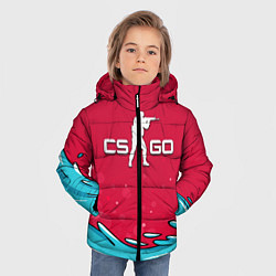 Куртка зимняя для мальчика CS:GO Water Elemental, цвет: 3D-черный — фото 2