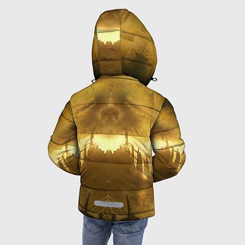 Зимняя куртка для мальчика Dark Souls: Braveheart / 3D-Светло-серый – фото 4