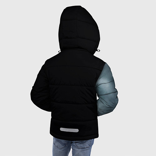 Зимняя куртка для мальчика Земфира поет / 3D-Черный – фото 4