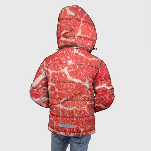 Зимняя куртка для мальчика Кусок мяса / 3D-Черный – фото 4