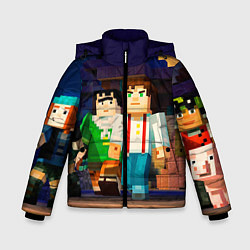 Куртка зимняя для мальчика Minecraft Men's, цвет: 3D-светло-серый