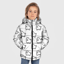 Куртка зимняя для мальчика Undertale Annoying dog white, цвет: 3D-черный — фото 2