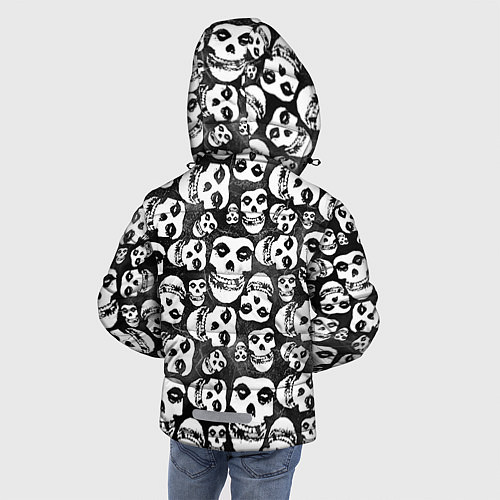 Зимняя куртка для мальчика Misfits Pattern / 3D-Красный – фото 4