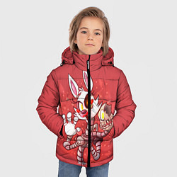 Куртка зимняя для мальчика Death Mangle, цвет: 3D-светло-серый — фото 2
