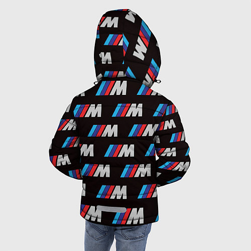 Зимняя куртка для мальчика BMW M / 3D-Черный – фото 4