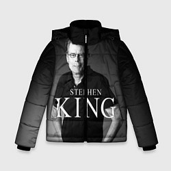 Куртка зимняя для мальчика Стивен Кинг, цвет: 3D-черный