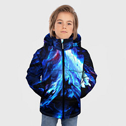 Куртка зимняя для мальчика Космос, цвет: 3D-красный — фото 2
