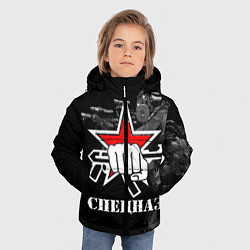 Куртка зимняя для мальчика Спецназ 16, цвет: 3D-светло-серый — фото 2