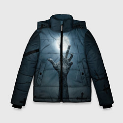 Зимняя куртка для мальчика Рука зомби