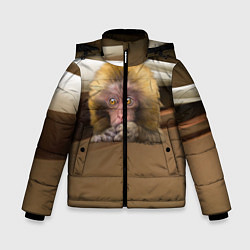 Куртка зимняя для мальчика Мартышка, цвет: 3D-светло-серый