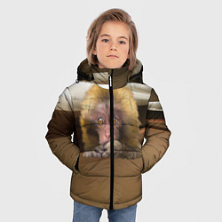 Куртка зимняя для мальчика Мартышка, цвет: 3D-черный — фото 2