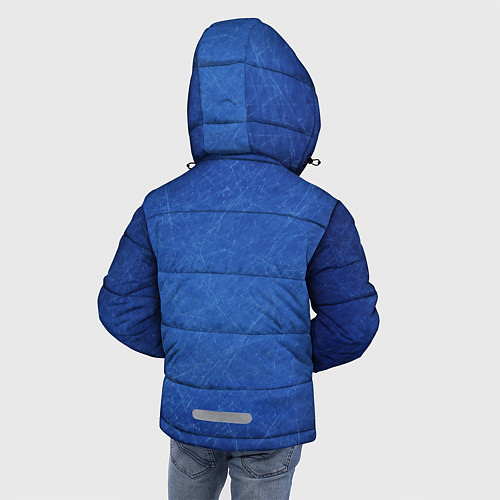 Зимняя куртка для мальчика Текстура / 3D-Светло-серый – фото 4
