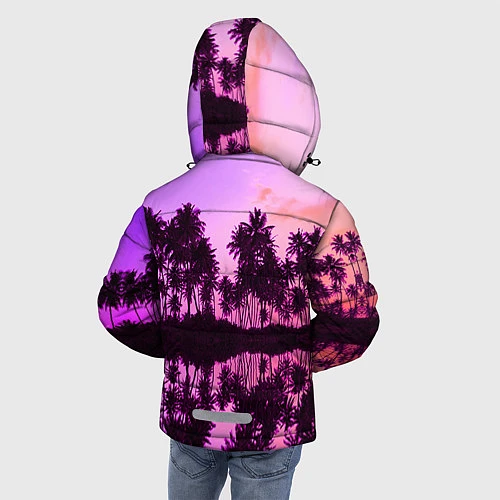 Зимняя куртка для мальчика Hawaii dream / 3D-Черный – фото 4