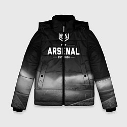 Куртка зимняя для мальчика The Arsenal 1886, цвет: 3D-черный