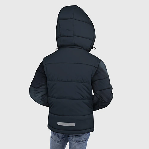 Зимняя куртка для мальчика Зимний волк / 3D-Черный – фото 4