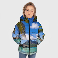 Куртка зимняя для мальчика Бора-Бора, цвет: 3D-светло-серый — фото 2