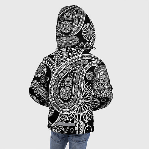 Зимняя куртка для мальчика Paisley / 3D-Светло-серый – фото 4