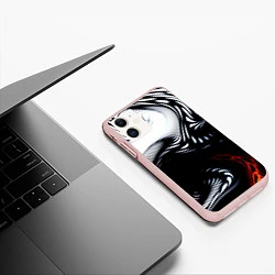 Чехол iPhone 11 матовый Abrupt, цвет: 3D-светло-розовый — фото 2