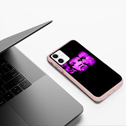 Чехол iPhone 11 матовый Placebo, цвет: 3D-светло-розовый — фото 2