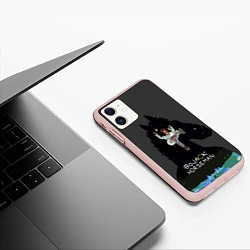 Чехол iPhone 11 матовый Bojack Horseman, цвет: 3D-светло-розовый — фото 2